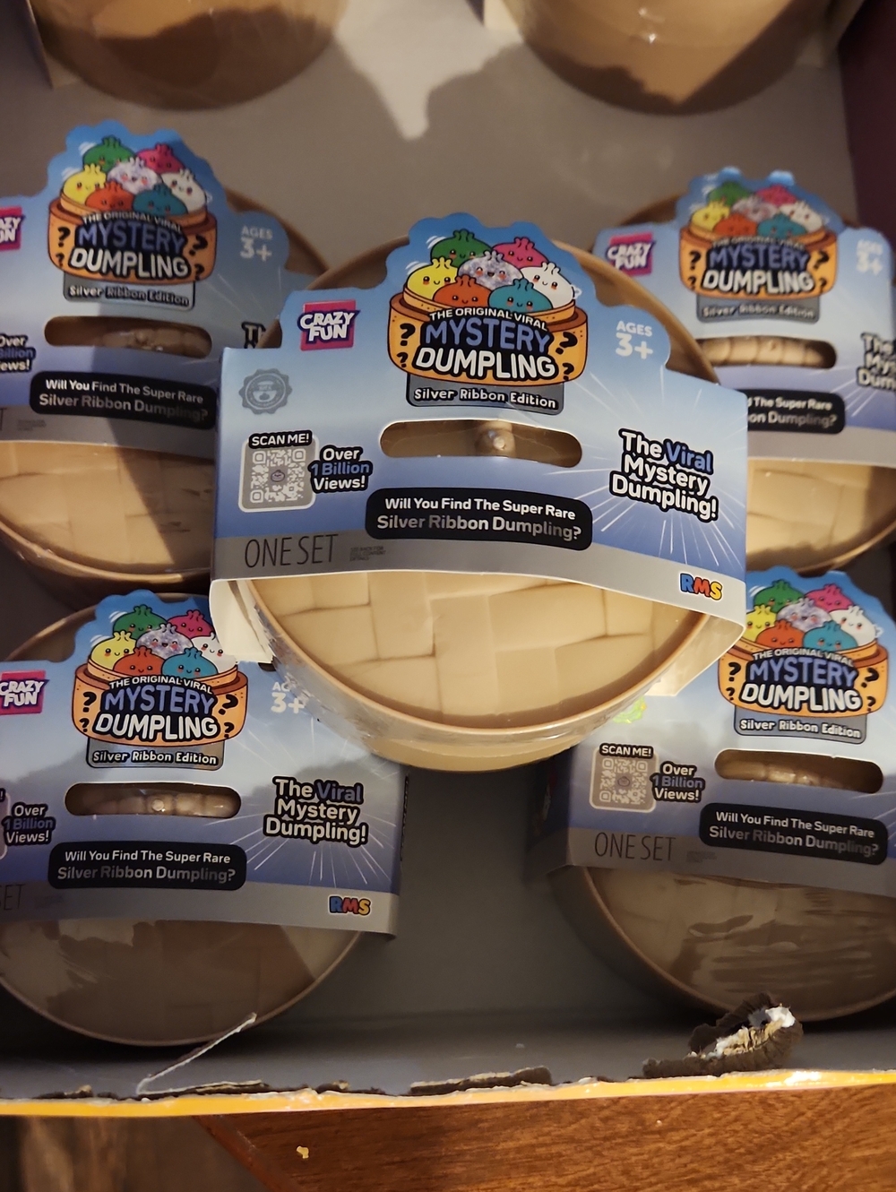 RMS Crazy Fun Original Mystery Dumpling Silver Ribbon Edition Lot Of 5